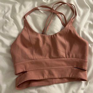 Light Pink Loveware sports bra S